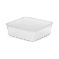 Tupper de 16 x 16 cm transparente