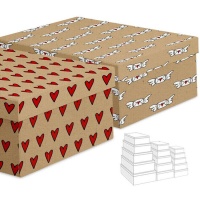 Caja rectangular de Amor - 15 unidades