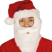 Gorro de Papá Noel con barba para adulto