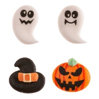 Figuras de azúcar de Halloween surtidas de 2,5 cm - Dekora - 12 unidades