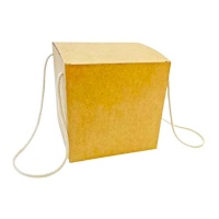 Caja para panettone kraft de 18,5 cm - Pastkolor