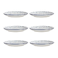Plato de 24 cm griego azul - 6 unidades