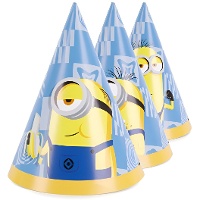 Sombreros de Minions de 16 cm - 6 unidades