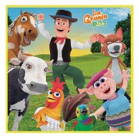 Servilletas de La Granja de Zenon de 16,5 x 16,5 cm - 20 unidades