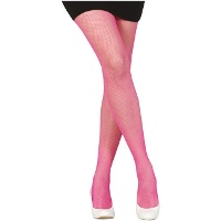 Pantys neón de rejilla para mujer