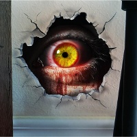 Decoración adhesiva para pared de ojo de 16 x 16 cm