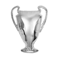 Globo silueta XL de copa de Champions plata de 84 cm - Amber