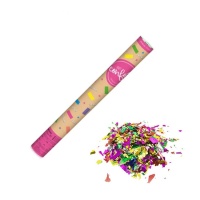 Cañón de confetti multicolor de 60 cm