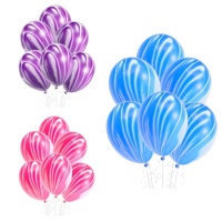 Globos de látex marmoleados de 30 cm - 5 unidades