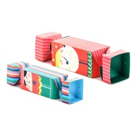Cajas para regalo con forma de caramelo navideño - 2 unidades