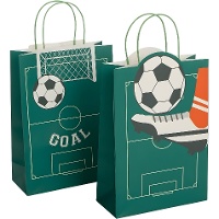Bolsas regalo de 23 x 18 x 10 cm de Fútbol - 1 unidad