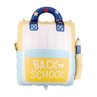 Globo de mochila Back to School de 68 x 82 cm