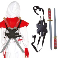 Espadas de samurai con funda para la espalda - 55 cm