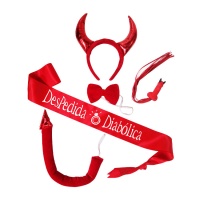 Conjunto para despedida diabólica