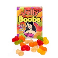 Gominola con forma de pechos sabor a frutas - Jelly boobs - 120 gr