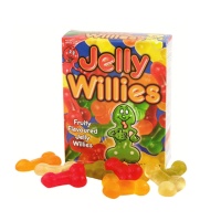 Gominola con forma de pene sabor a frutas - Jelly willies - 120 gr