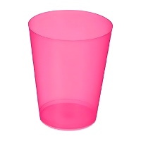 Vasos de 480 ml de plástico colores ancho - 4 unidades