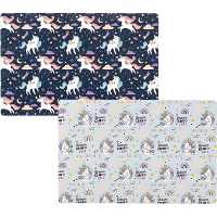 Mantel individual de 43 x 28 cm Unicornios - 1 unidad