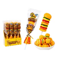 Brochetas de hamburguesas de gominola de 18 gr - 20 unidades