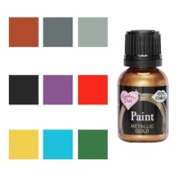 Pintura comestible metálica de 25 ml - Rainbow Dust