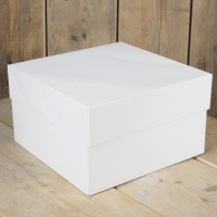 Caja para tarta cuadrada de 20,3 x 20,3 x 15 cm - FunCakes - 1 unidad