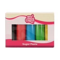 Set de fondant de 5 colores de 500g - FunCakes