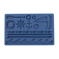 Molde de decoración marinera para fondant de silicona - Wilton