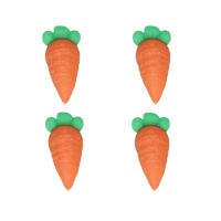 Figuras de azúcar de zanahorias - FunCakes - 16 unidades