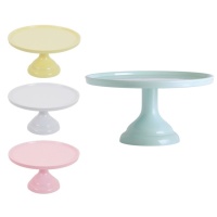 Soporte para tartas vintage de colores de 30 cm - Little Lovely