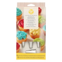 Kit decoración cupcakes - Wilton - 8 mangas y 4 boquillas