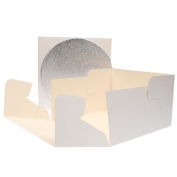 Caja para tarta con base de 30 x 30 x 15 cm - FunCakes - 1 unidad