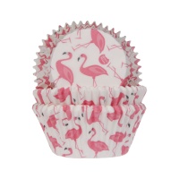 Cápsulas para cupcakes de flamencos - House of Marie - 50 unidades