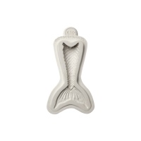 Molde de cola de sirena de silicona de 11 x 6 cm - Katy Sue Molde
