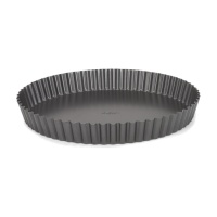Molde redondo para tartas de acero de 28 x 28 x 3,5 cm - Patisse