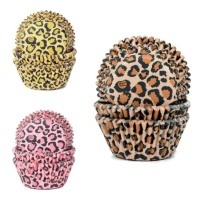 Cápsulas para cupcakes de leopardo - House of Marie - 50 unidades