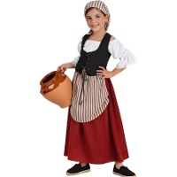 Disfraz de mesonera para niña