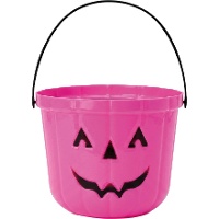 Cubo de calabaza de colores de 18,5 cm - 1 unidad