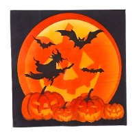 Servilletas de noche encantada de 16,5 x 16,5 cm - 20 unidades