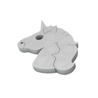 Figura de corcho de Unicornio - 26 x 30