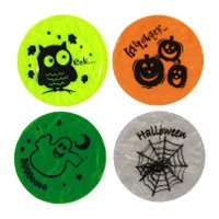 Pegatinas de Halloween para ventana reflectante de 10 cm - 4 unidades
