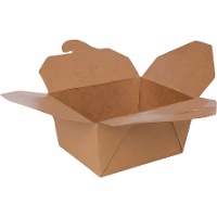 Envase de 19,7 x 14 x 6,4 cm para comida - 3 unidades