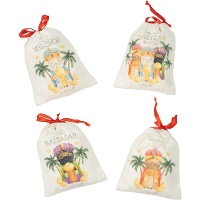 Bolsa regalo de 15 x 12 cm de Reyes Magos - 1 unidad