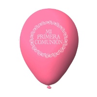 Globos de látex de Mi Primera Comunión con detalles de 23 cm - 6 unidades
