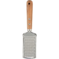 Rallador de acero con mango de acacia
