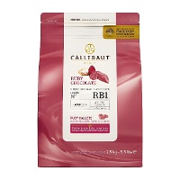 Pepitas para derretir de chocolate Ruby de 2,5 kg - Callebaut