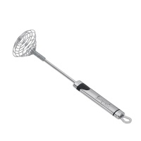 Batidor de 28 cm de acero inoxidable para huevos - Bergner
