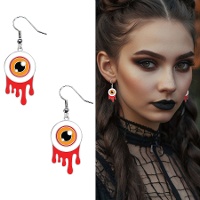 Pendientes de ojos ensangrentados - 1 par