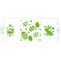 Stencil de Pascua de 10 x 25 cm - Decora