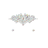 Joyas adhesivas faciales fosforescentes