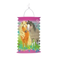 Farol de papel tubular de Pretty Pony de 28 cm - 1 unidad